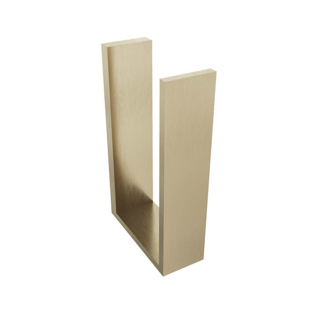 ICO Bath Erupt Spare Toilet Paper Holder - Brushed Gold Light-related