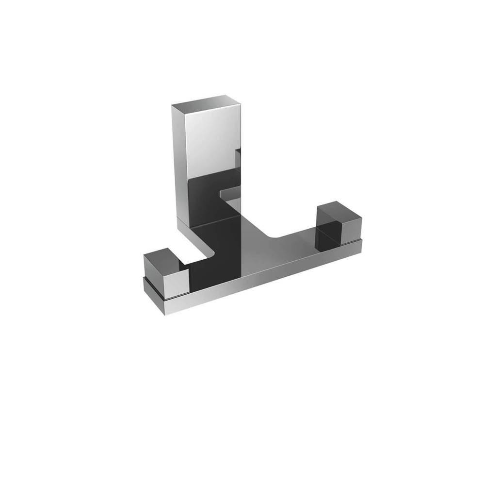 ICO Bath Erupt Double Towel Hook - Chrome-related