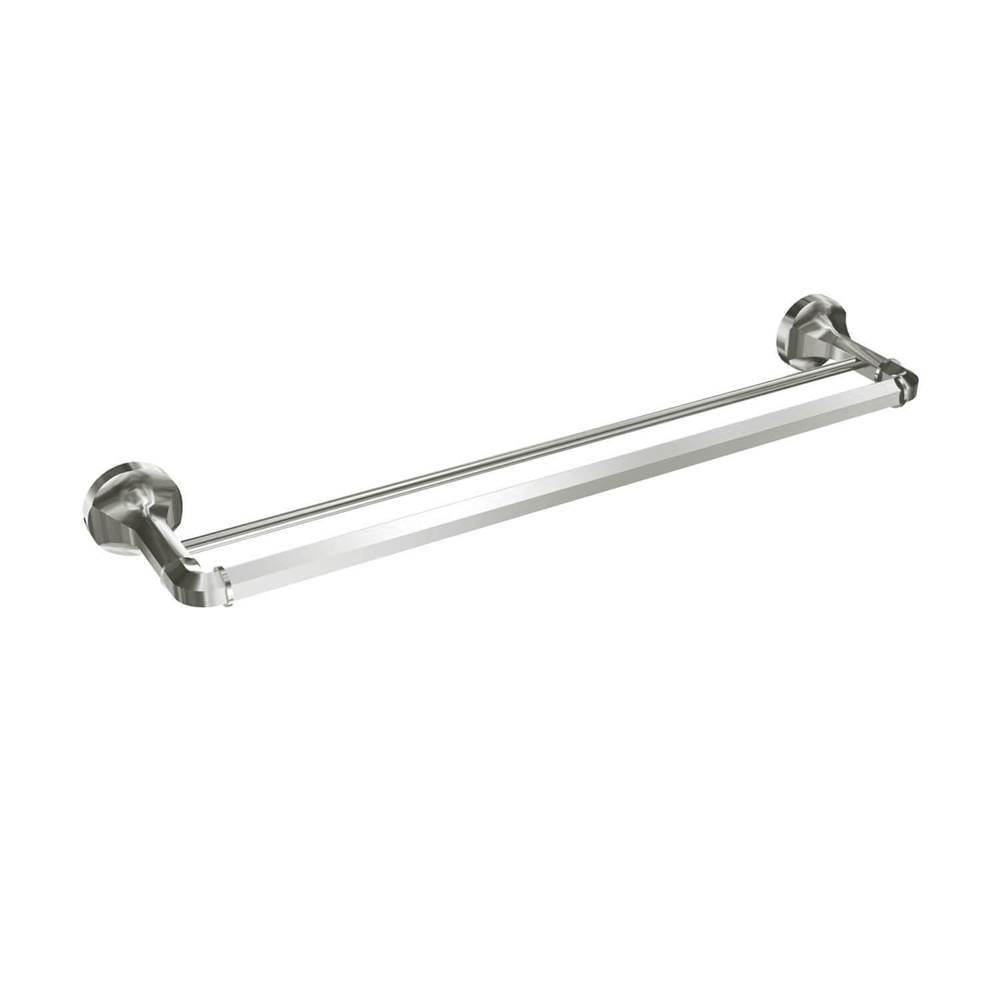 ICO Bath Magma 24'' Double Towel Bar - Brushed Nickel-related