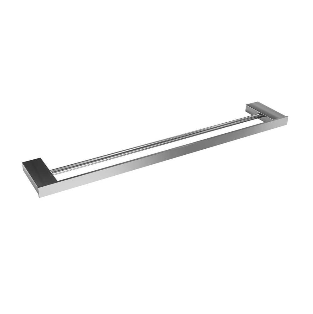 ICO Bath Cinder 24'' Double Towel Bar - Chrome-shop