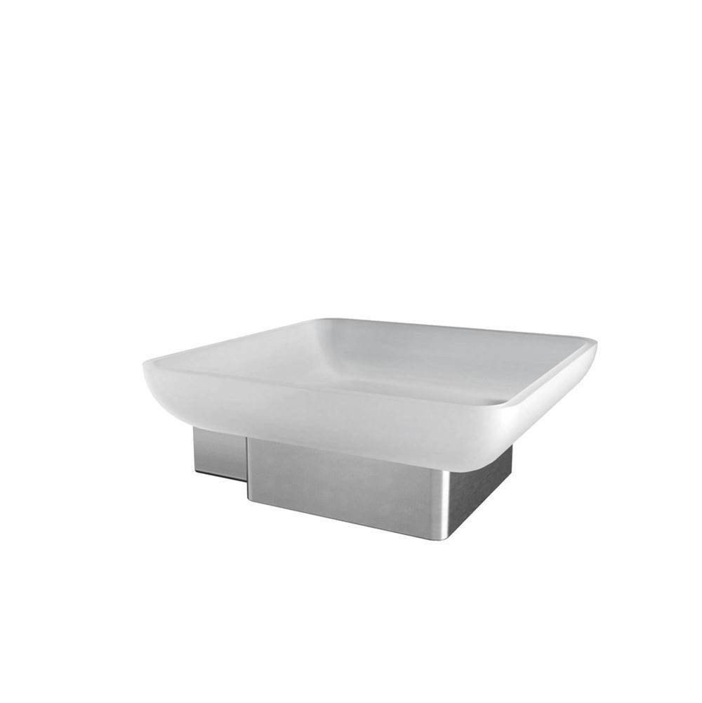ICO Bath Cinder Soap Dish Holder - Brushed Nickel-related