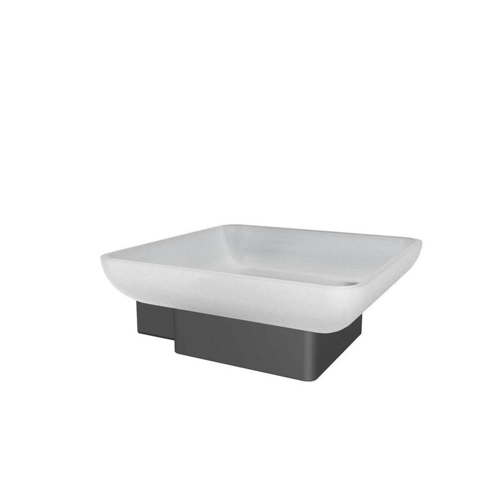 ICO Bath Cinder Soap Dish Holder - Matte Black-related