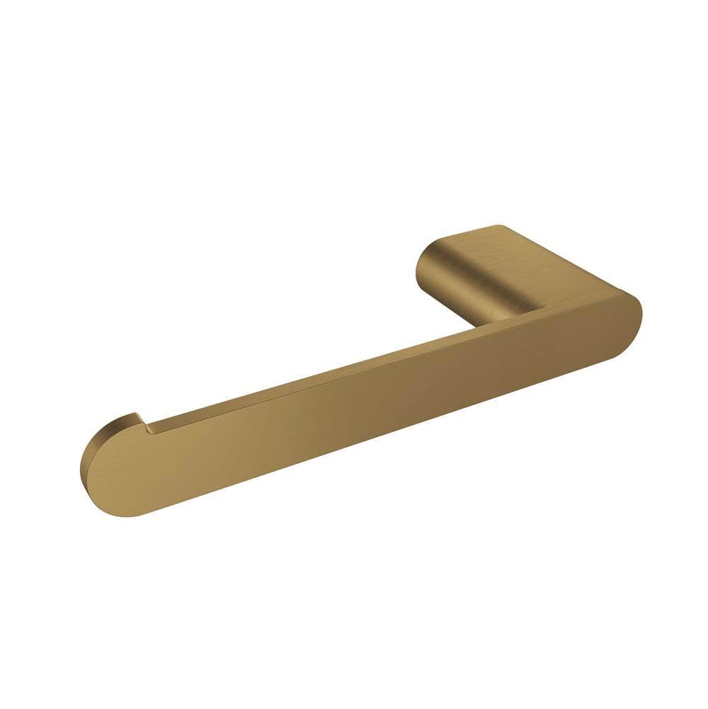 ICO Bath Flow Toilet Paper Holder - Brushed Gold Dark (RH Post)-shop