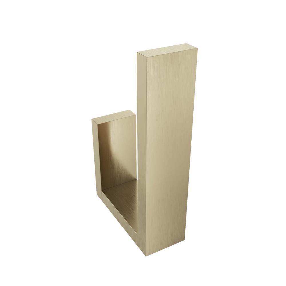 ICO Bath Fire Spare Toilet Paper Holder - Brushed Gold Light-shop