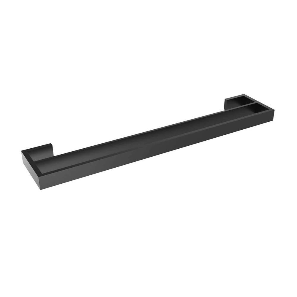 ICO Bath Fire 24'' Double Towel Bar - Matte Black-shop