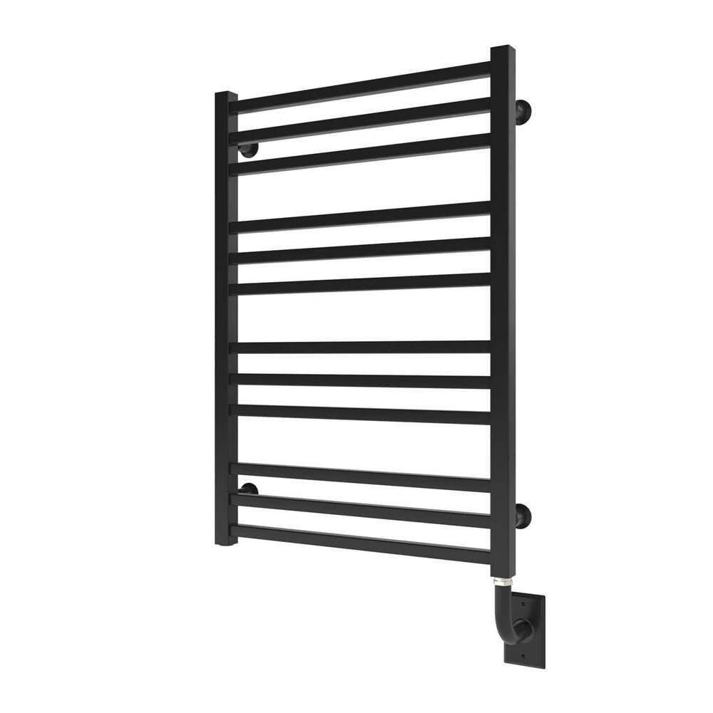 ICO Bath 23.5''x31'' Avento Electric Hardwired Towel Warmer - Matte Black-shop