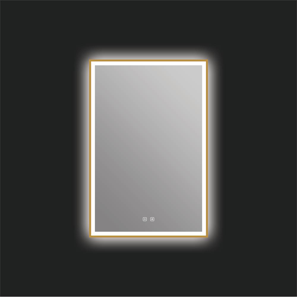 ICO Bath Eden 24'' x 36'' LED Mirror - Brushed Gold-related