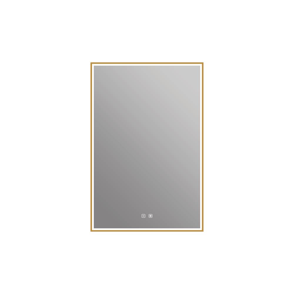 ICO Bath Nova 24'' x 36'' LED Medicine Cabinet - Brushed Gold-related