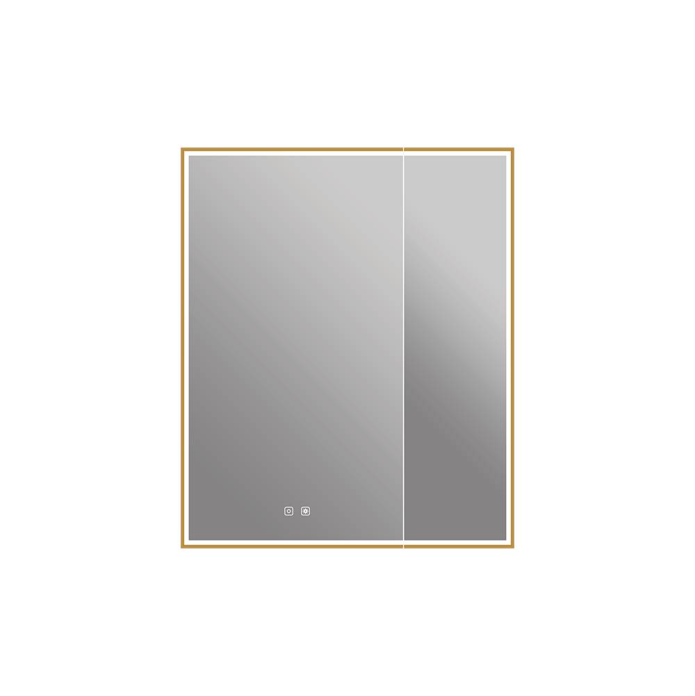 ICO Bath Nova 30'' x 36'' LED Medicine Cabinet - Brushed Gold-related