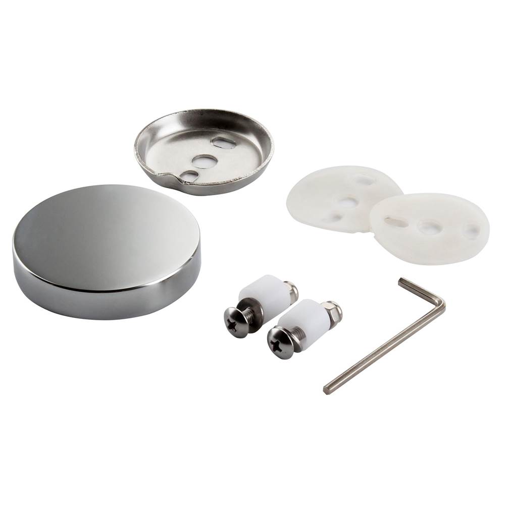 ICO Bath Glass Mounting Kit (Ember, Glow, Lava, Summit) - Chrome-related
