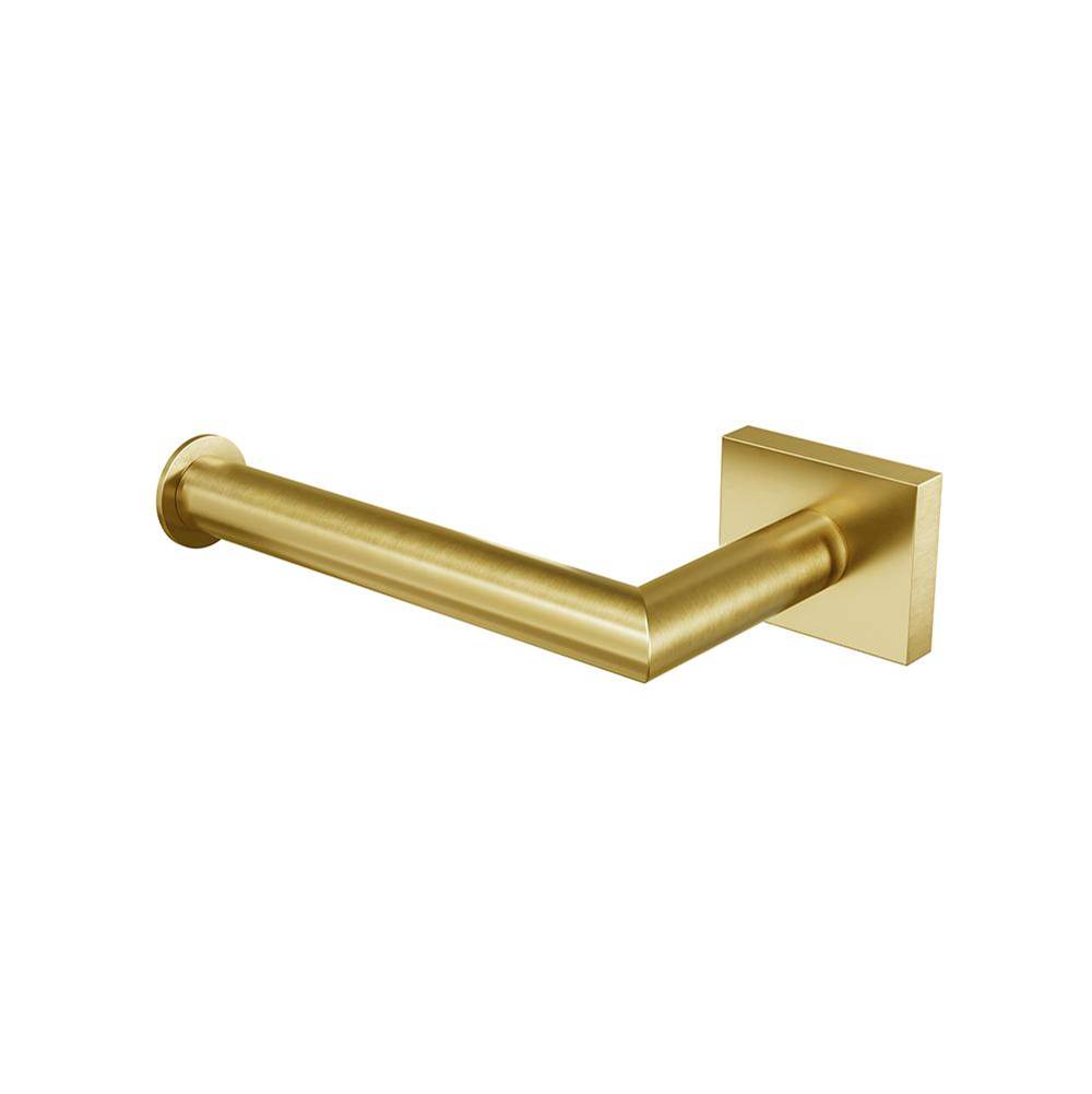 ICO Bath Crater Toilet Paper Holder - PVD Brushed Gold (RH Post)-related