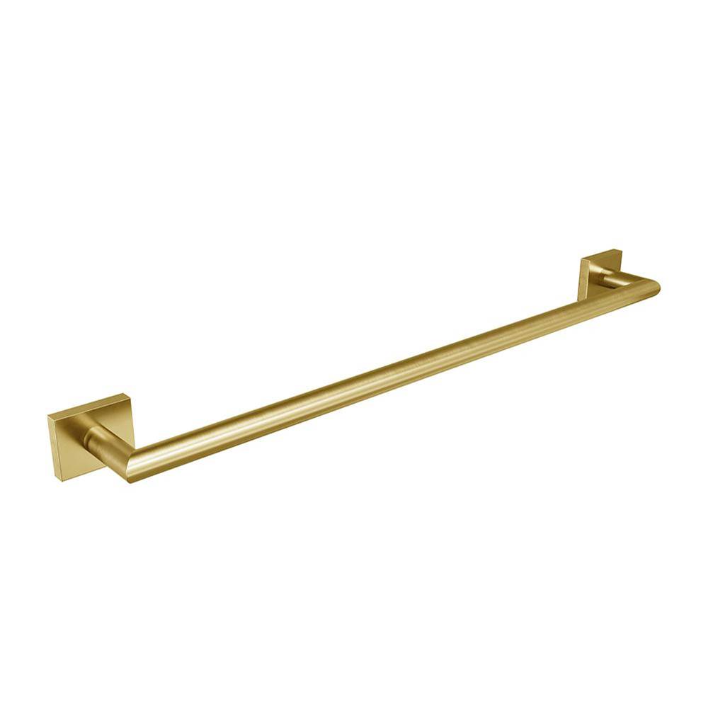 ICO Bath Crater 24'' Towel Bar - PVD Brushed Gold-related