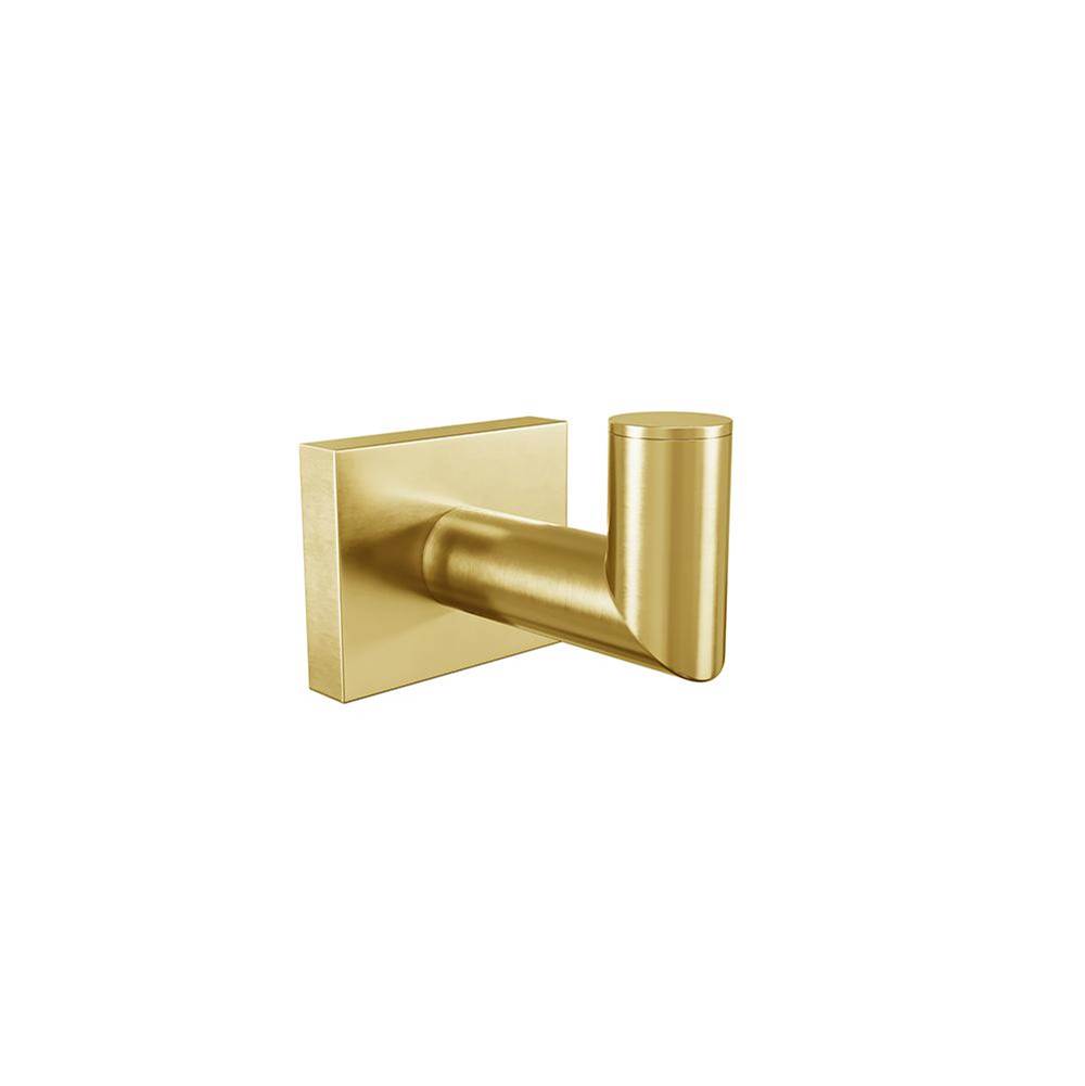 ICO Bath Crater Towel Hook - PVD Brushed Gold-shop