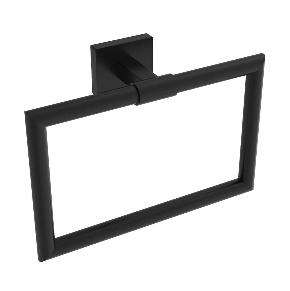 ICO Bath Crater Towel Ring - Matte Black-shop