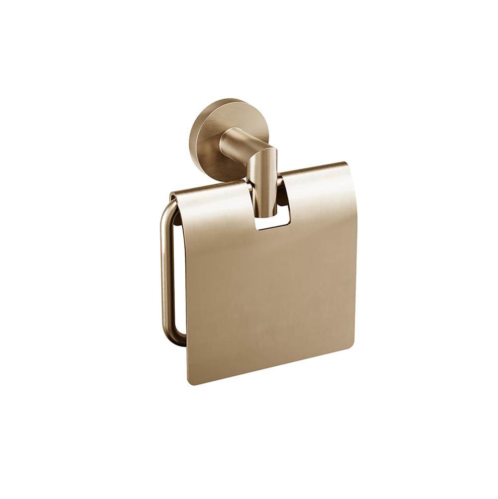 ICO Bath Summit Toilet Paper Holder With Cover - PVD Brushed Bronze-related