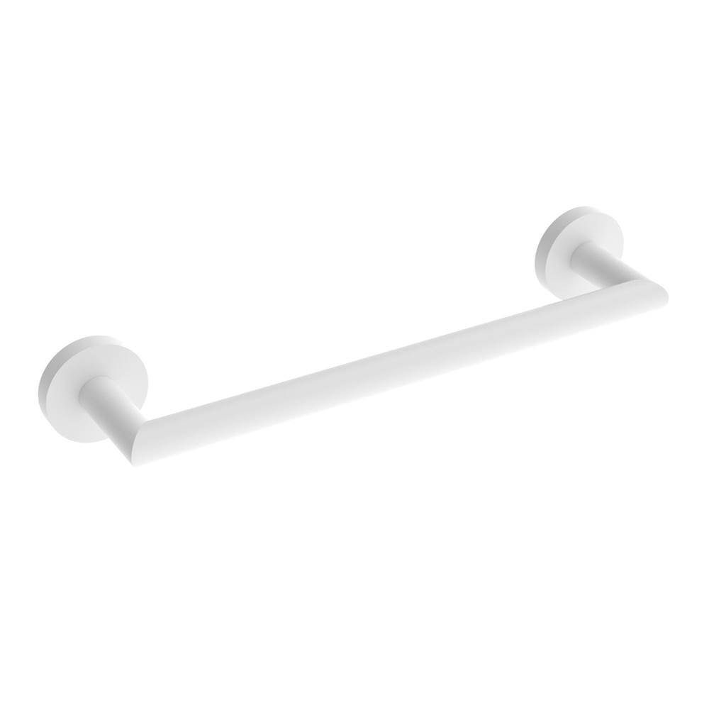 ICO Bath Summit 12'' Towel Bar - Matte White-shop