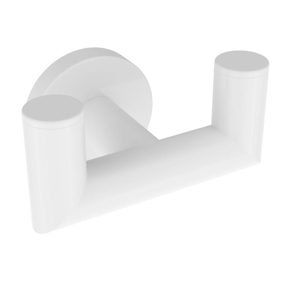 ICO Bath Summit Double Towel Hook - Matte White-related