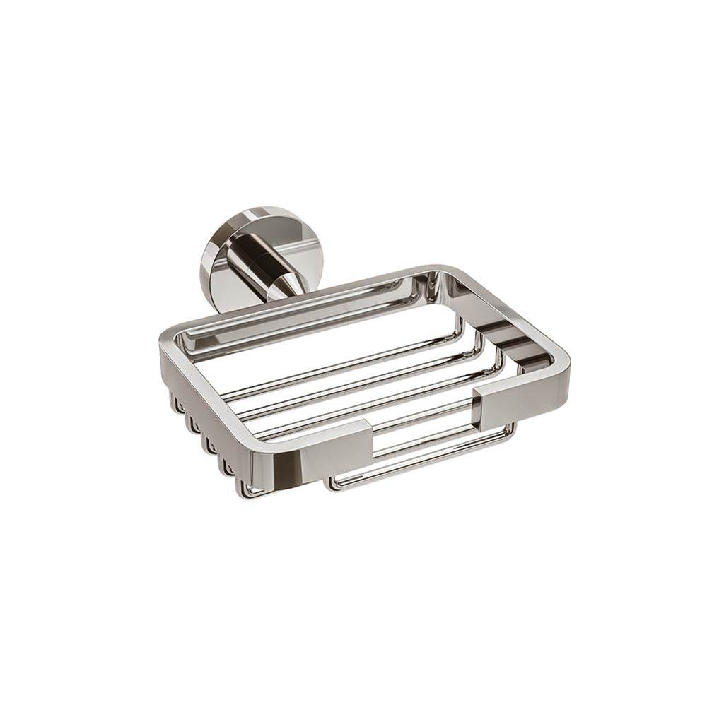 ICO Bath Summit Soap Basket - Polished Nickel-shop