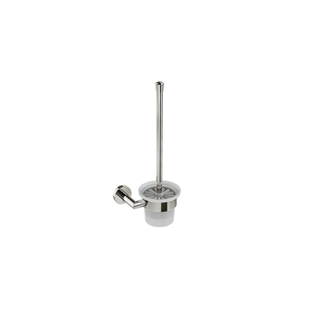 ICO Bath Summit Wall-Mounted Toilet Brush - Polished Nickel-shop