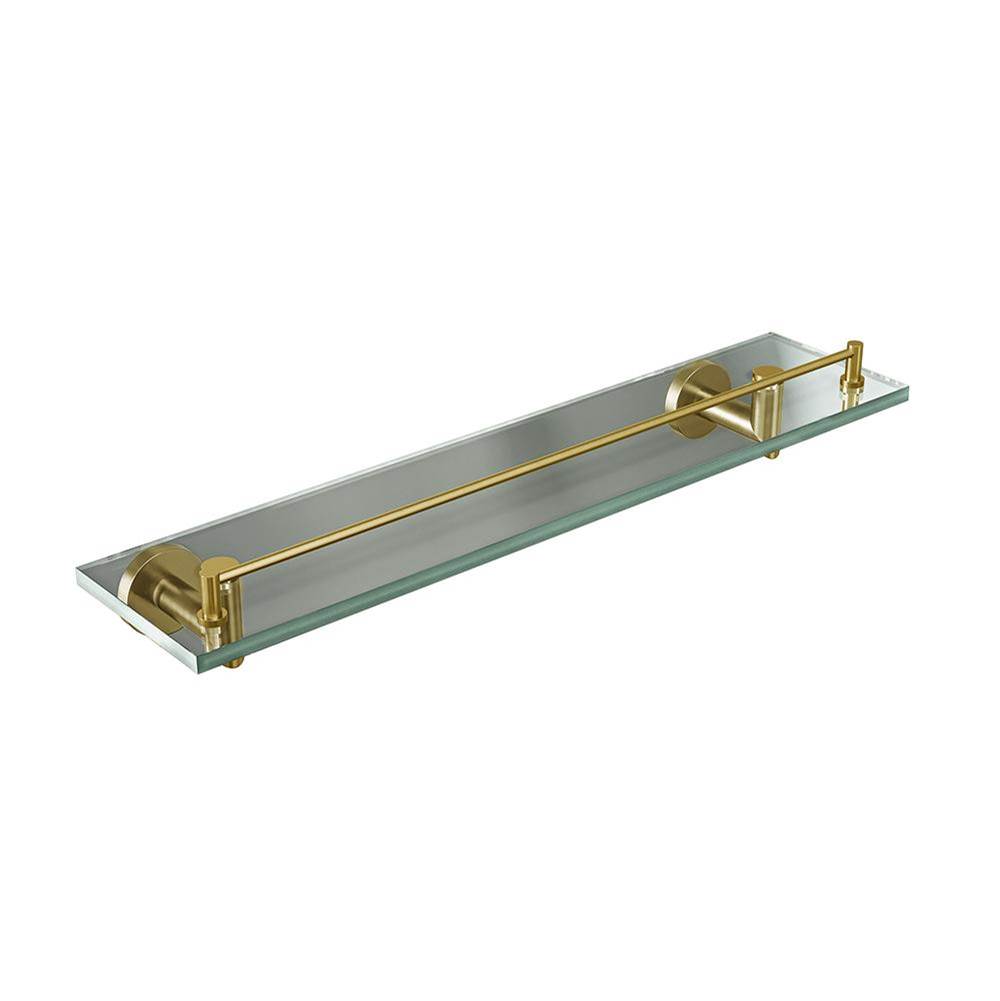 ICO Bath Summit Glass Shelf - PVD Brushed Gold-shop