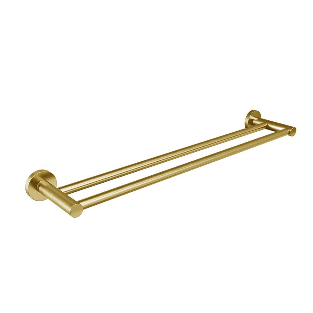 ICO Bath Lava 24'' Double Towel Bar - PVD Brushed Gold-related