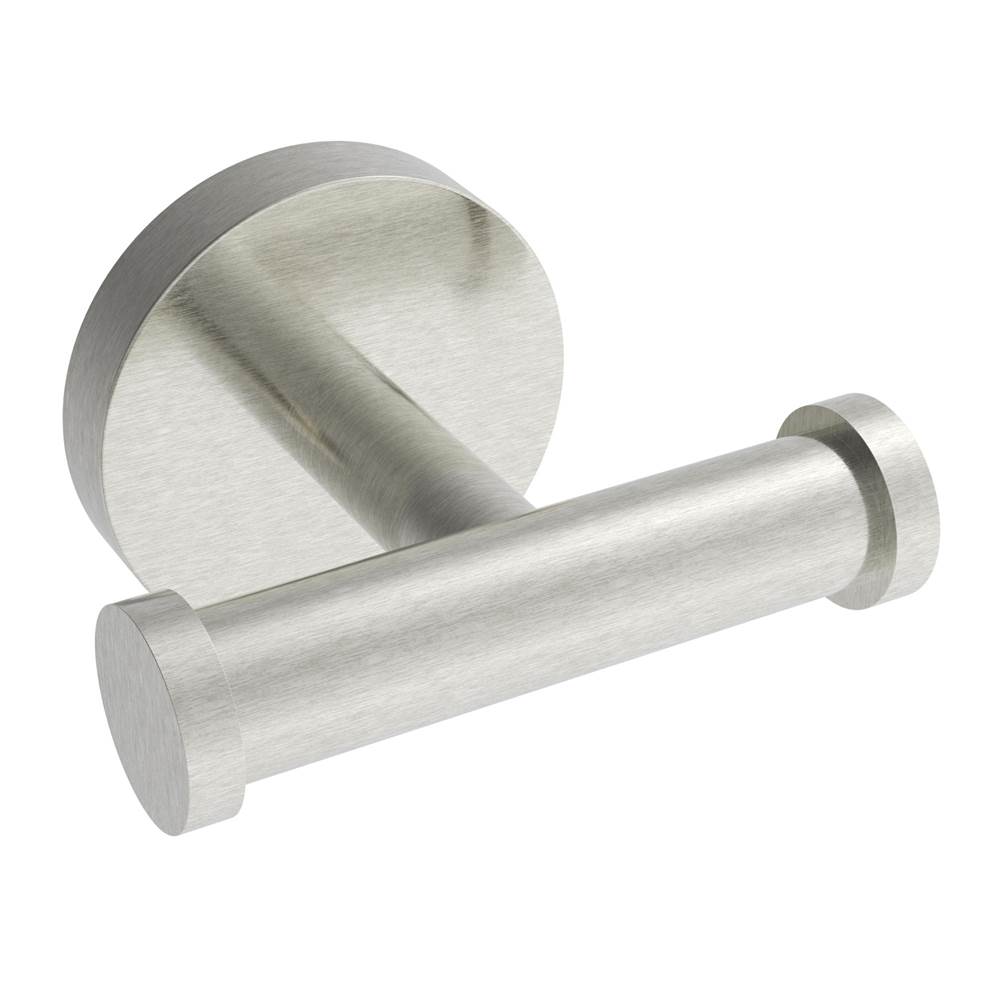 ICO Bath Lava Double Towel Hook - Brushed Nickel-related
