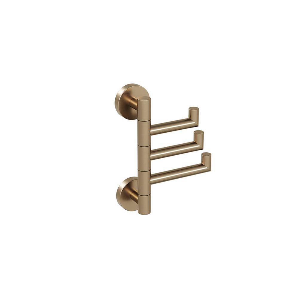ICO Bath Lava Swivelling Towel Hook - PVD Brushed Bronze-related
