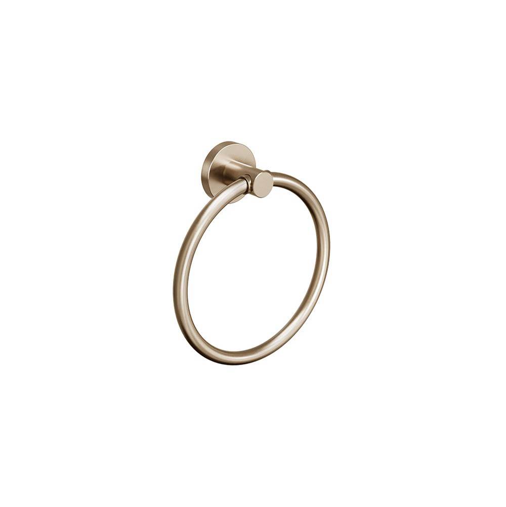 ICO Bath Lava Towel Ring - PVD Brushed Bronze-related