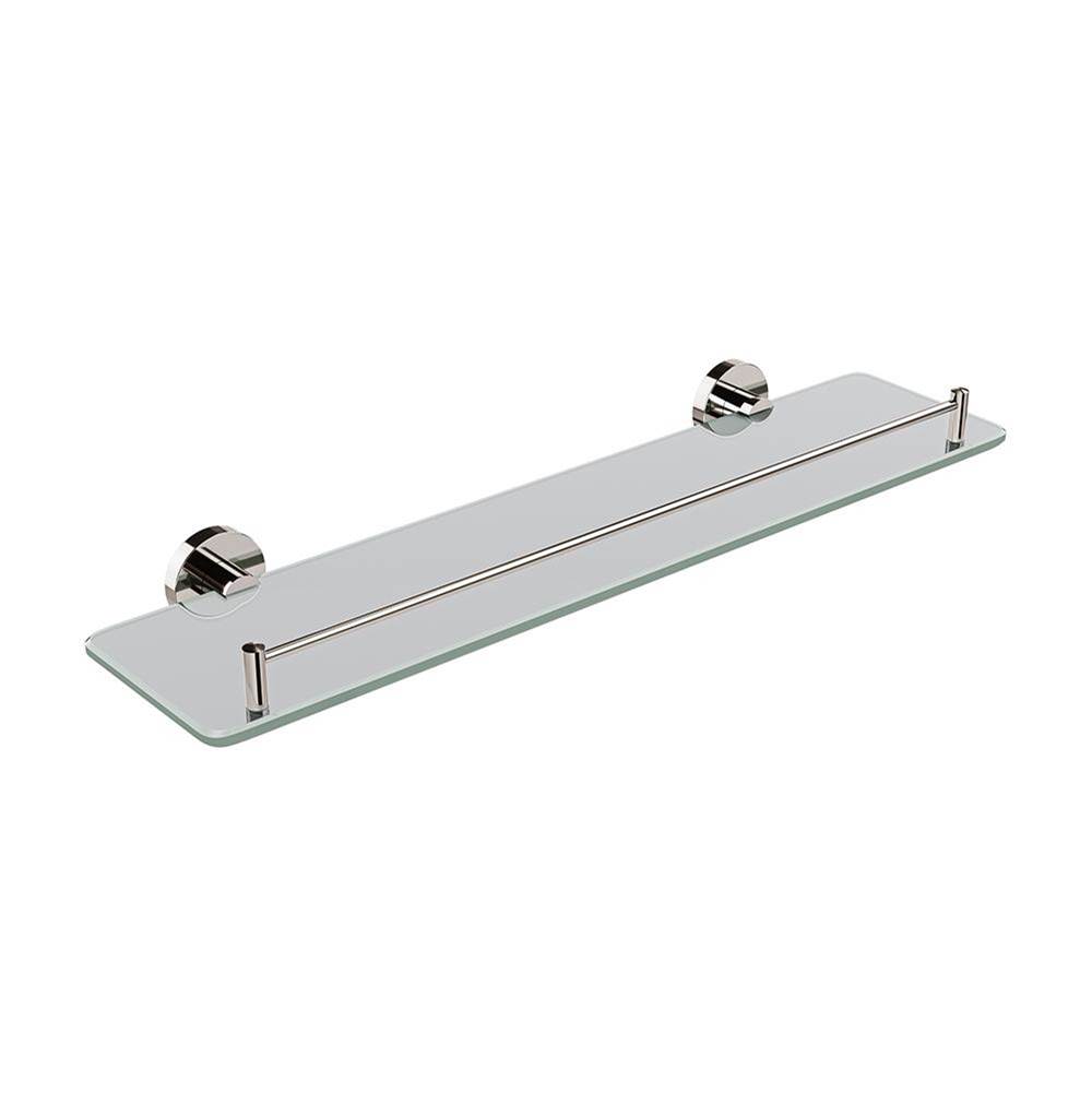 ICO Bath Lava Glass Shelf - Polished Nickel-related