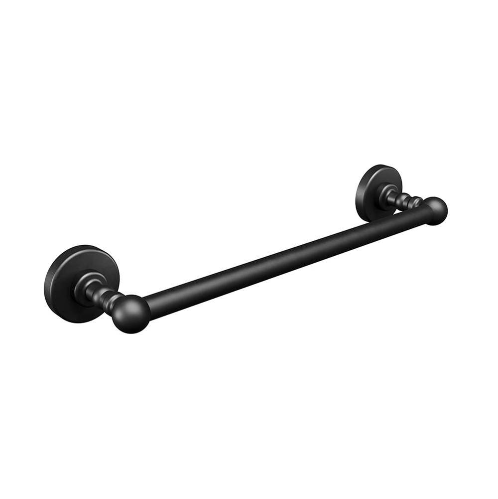 ICO Bath Ember 12'' Towel Bar - Matte Black-shop