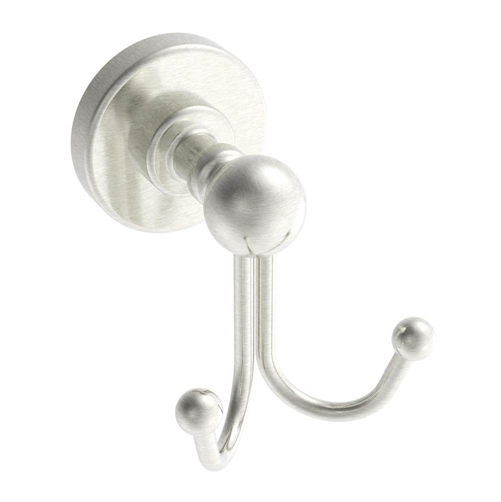 ICO Bath Ember Double Towel Hook - Brushed Nickel-shop
