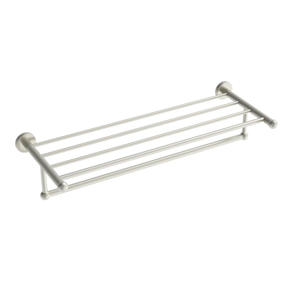 ICO Bath Ember Towel Shelf With Bar - Brushed Nickel-related