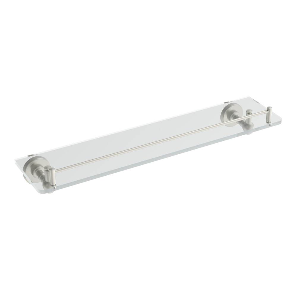 ICO Bath Ember Glass Shelf - Brushed Nickel-shop