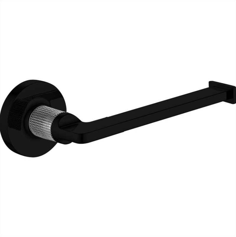 ICO Bath Blaze Toilet Paper Holder - Matte Black/PVD Brushed Gold-shop