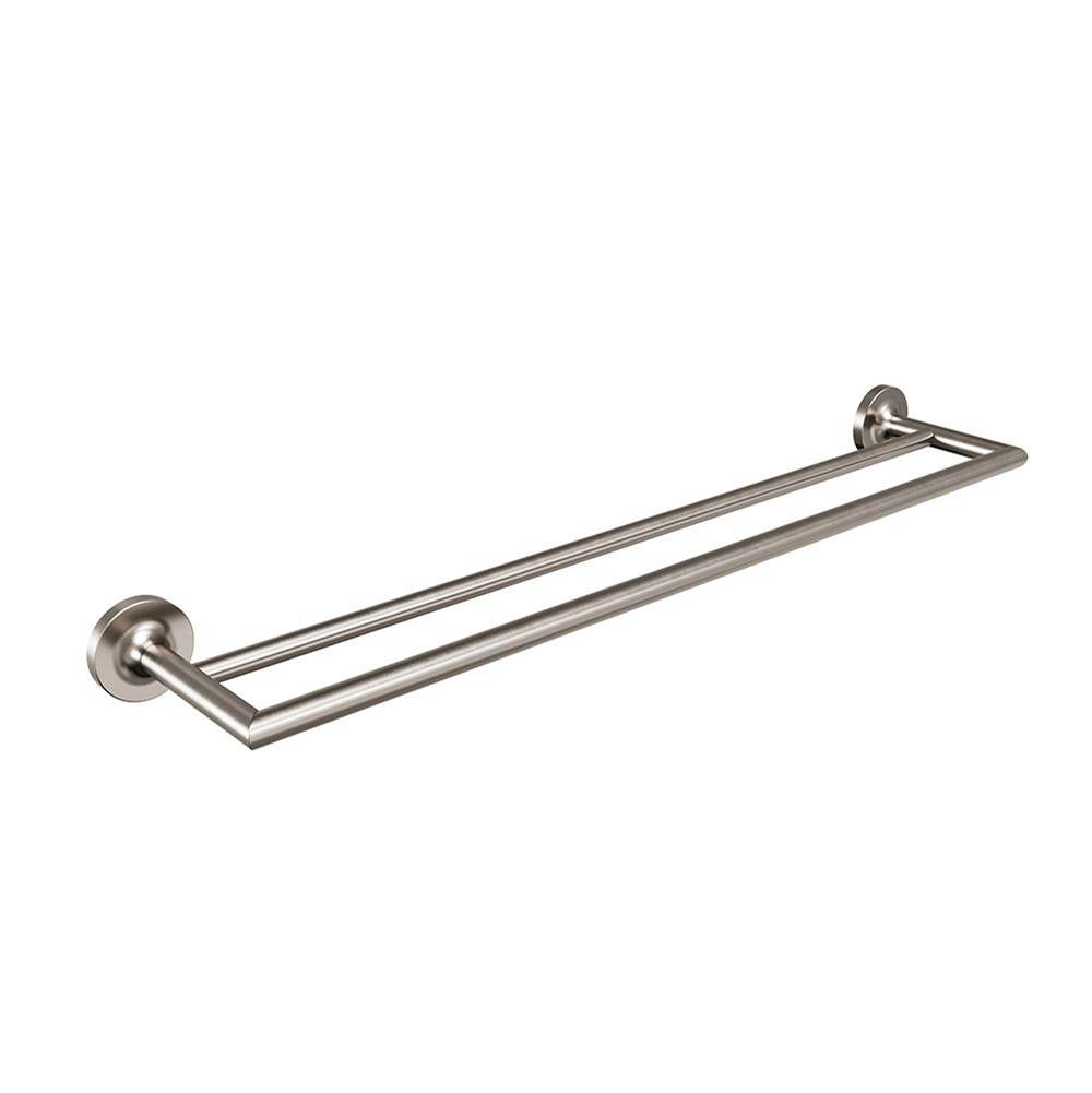 ICO Bath Glow 24'' Double Towel Bar - Brushed Nickel-shop