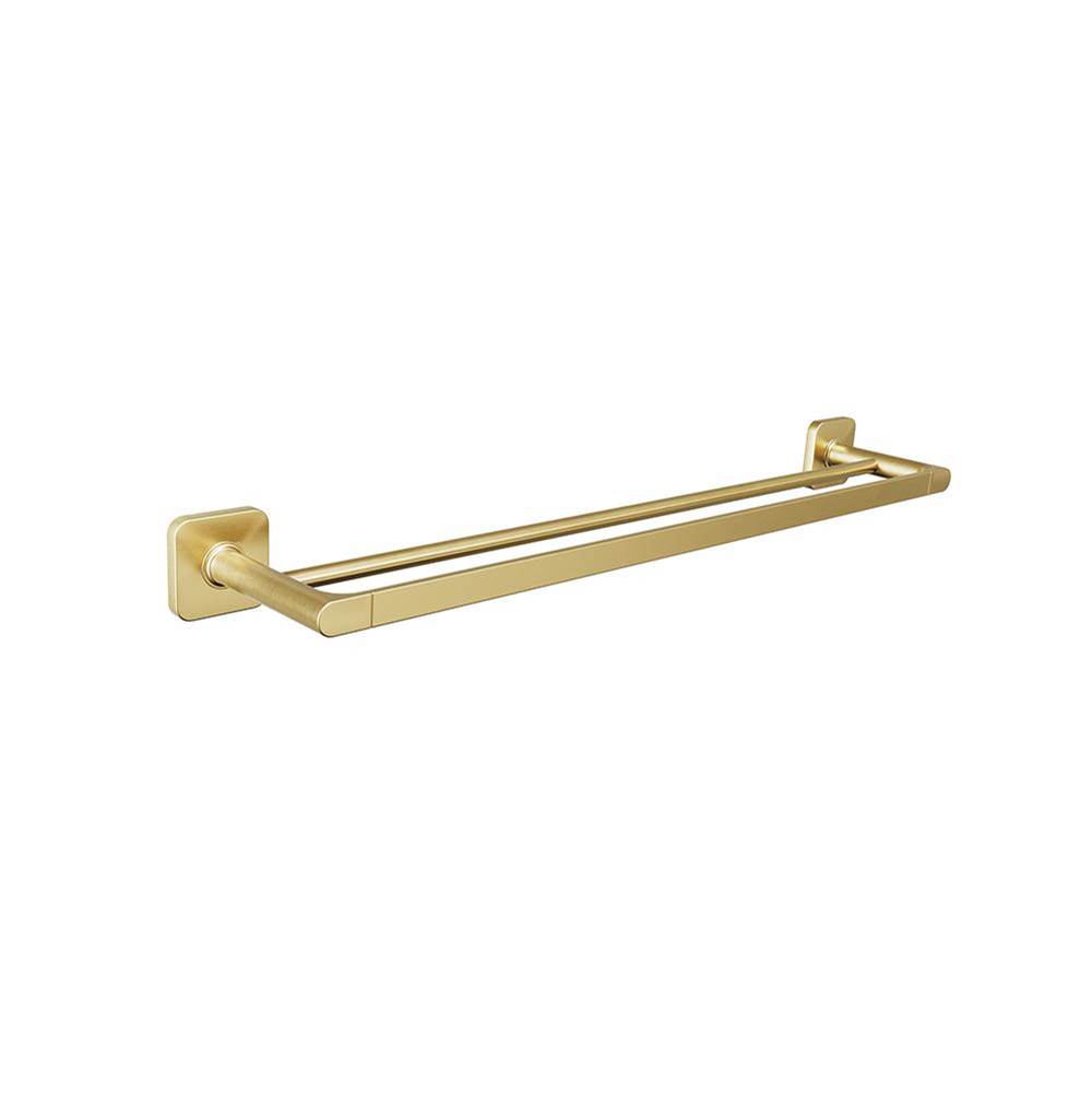 ICO Bath Vapor 24'' Double Towel Bar - PVD Brushed Gold-related