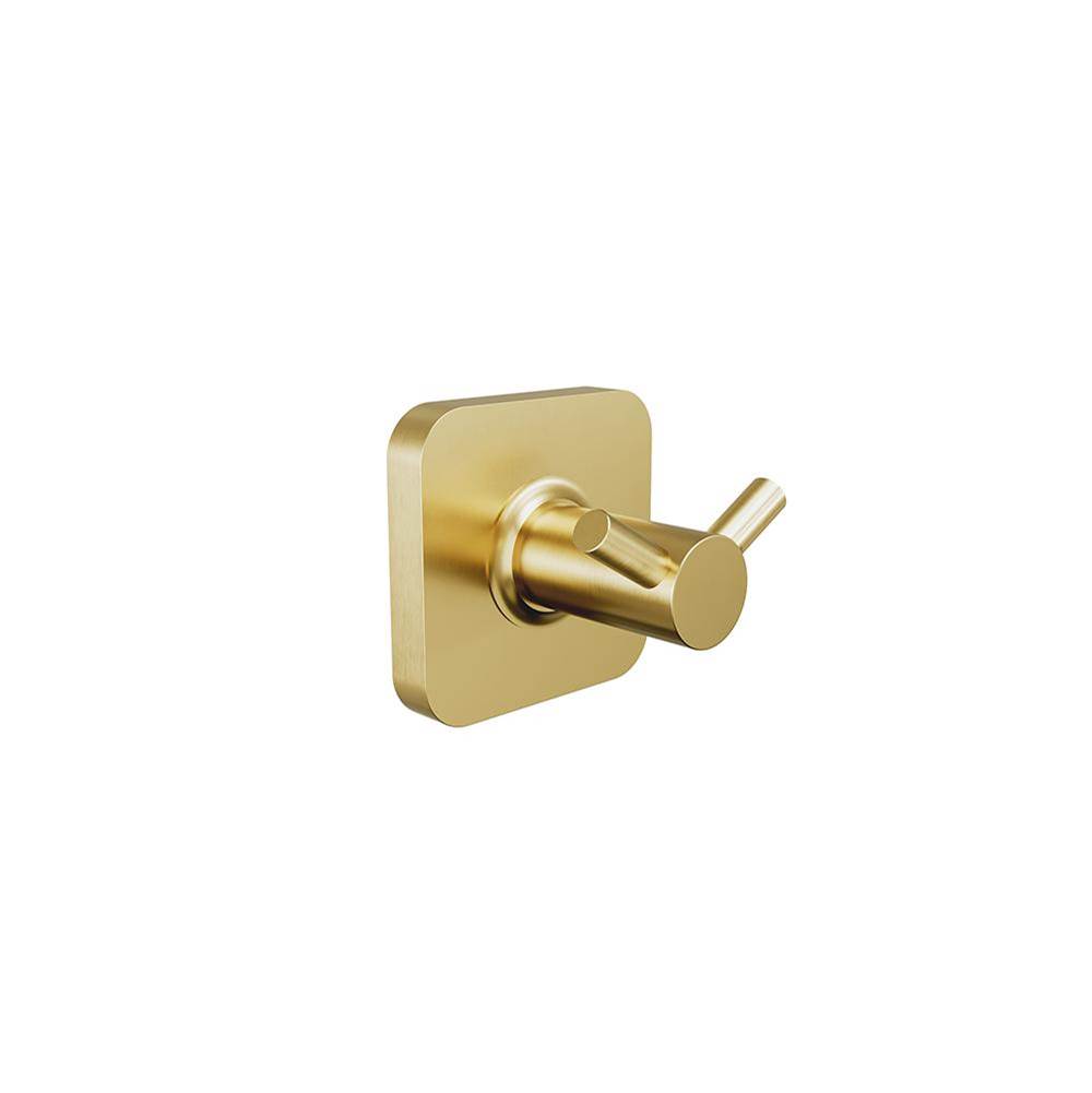 ICO Bath Vapor Double Towel Hook - PVD Brushed Gold-related