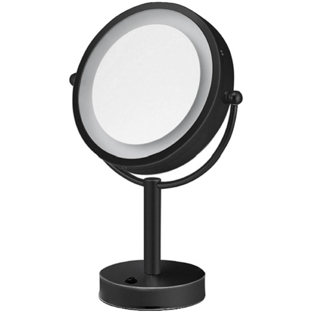 ICO Bath 8.5'' Double Sided Lighted Free-Standing Mirror - Matte Black-related