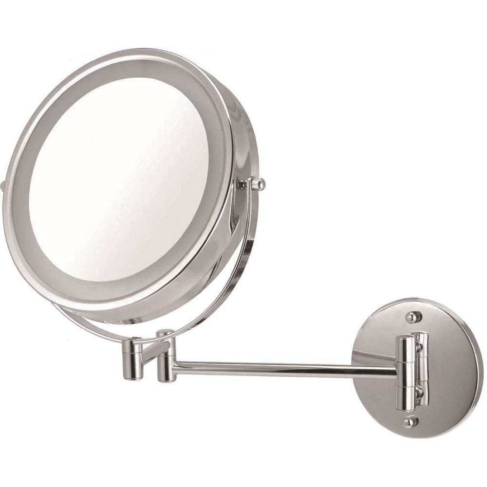 ICO Bath 8.5'' Double Sided Lighted Wall-Mounted Mirror - Brushed Nickel-related