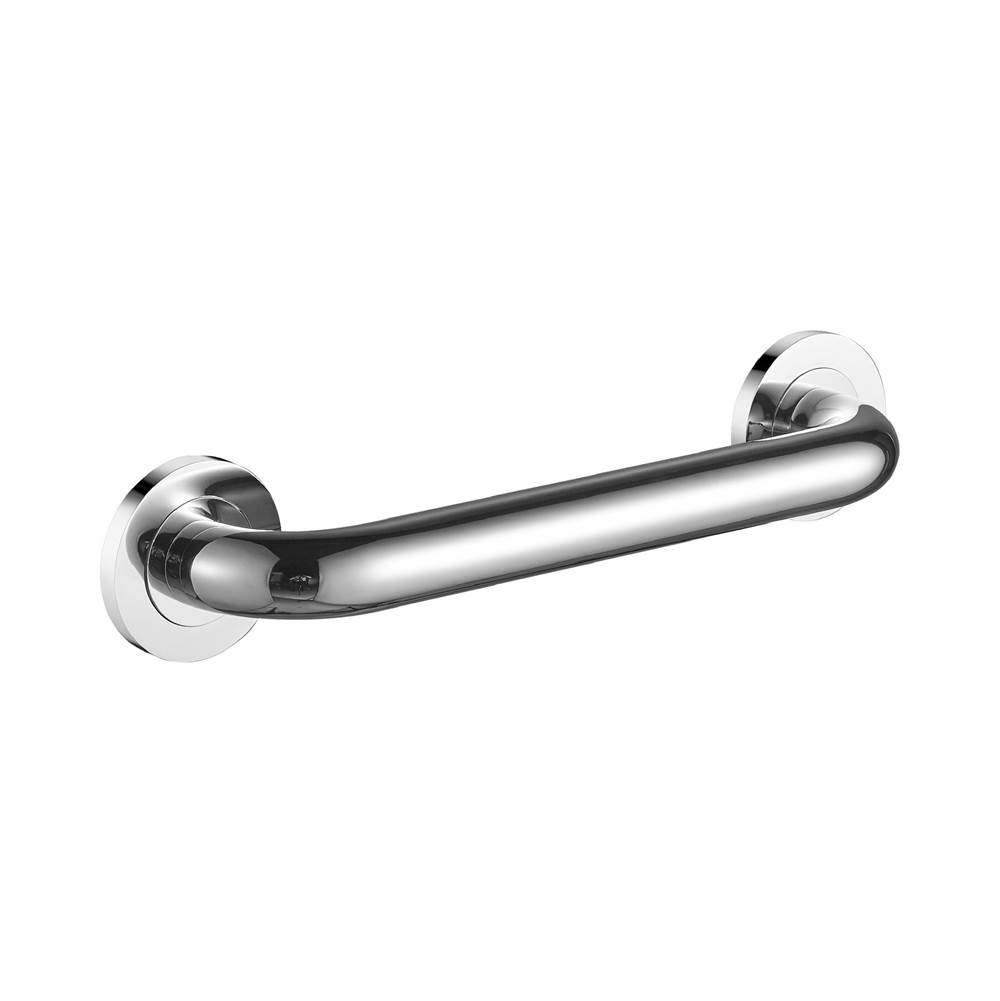 ICO Bath 12'' Round Grab Bar - Chrome-shop