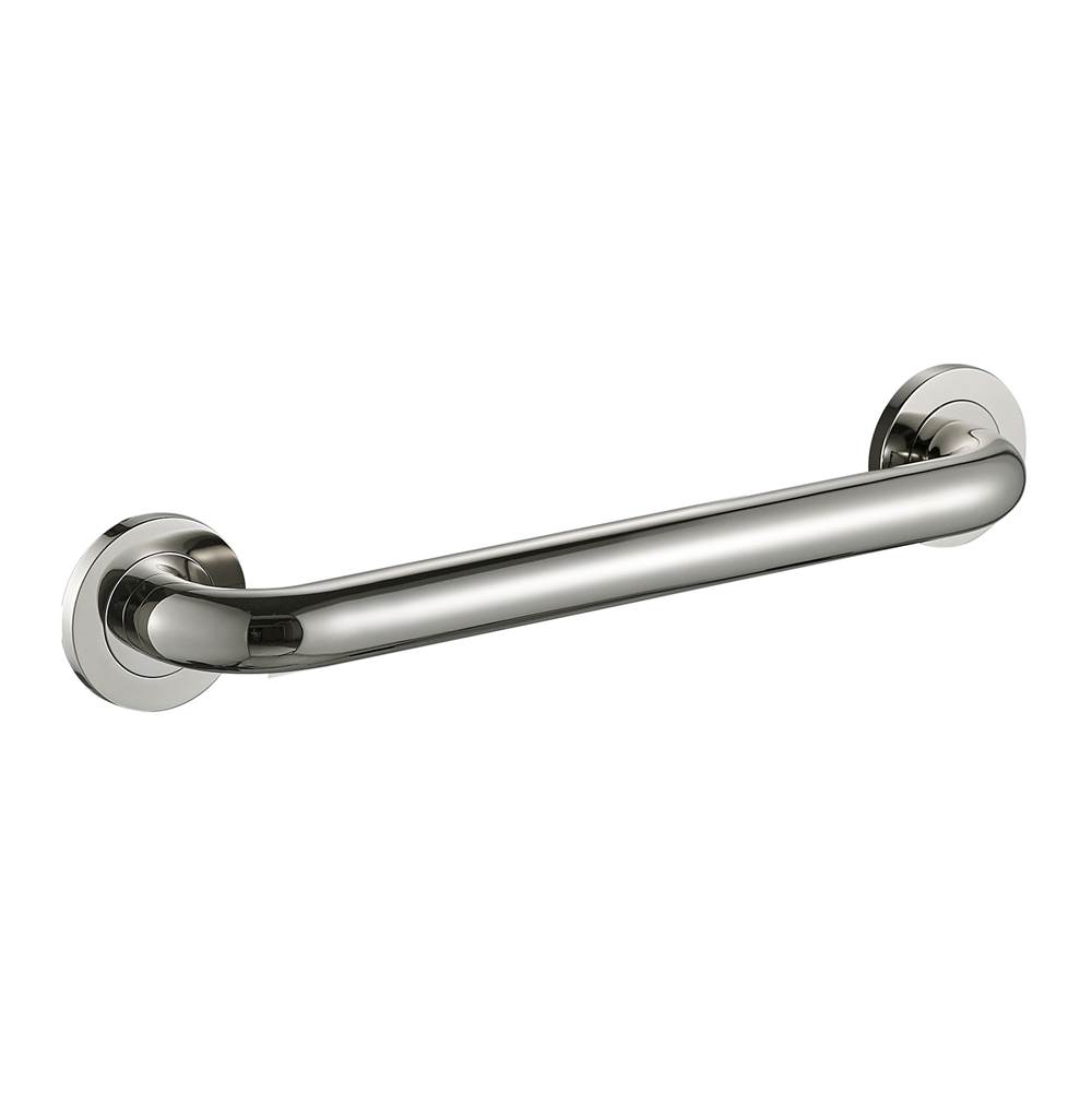 ICO Bath 18'' Round Grab Bar - Polished Nickel-related