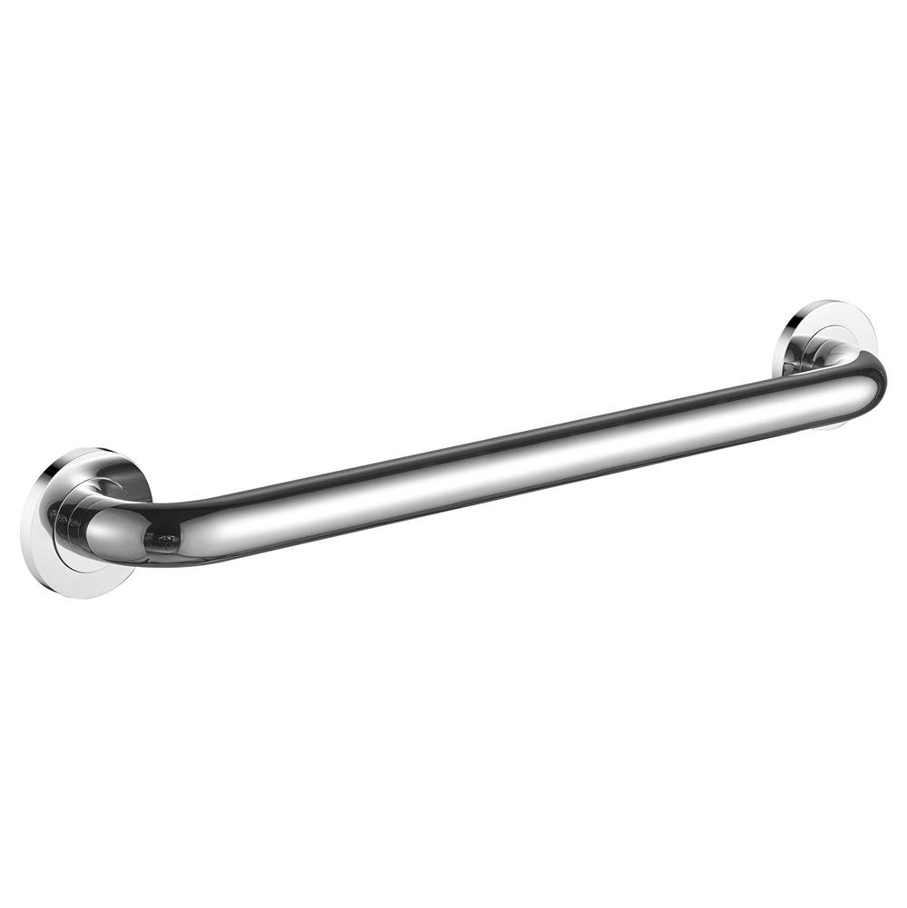 ICO Bath 24'' Round Grab Bar - Chrome-related
