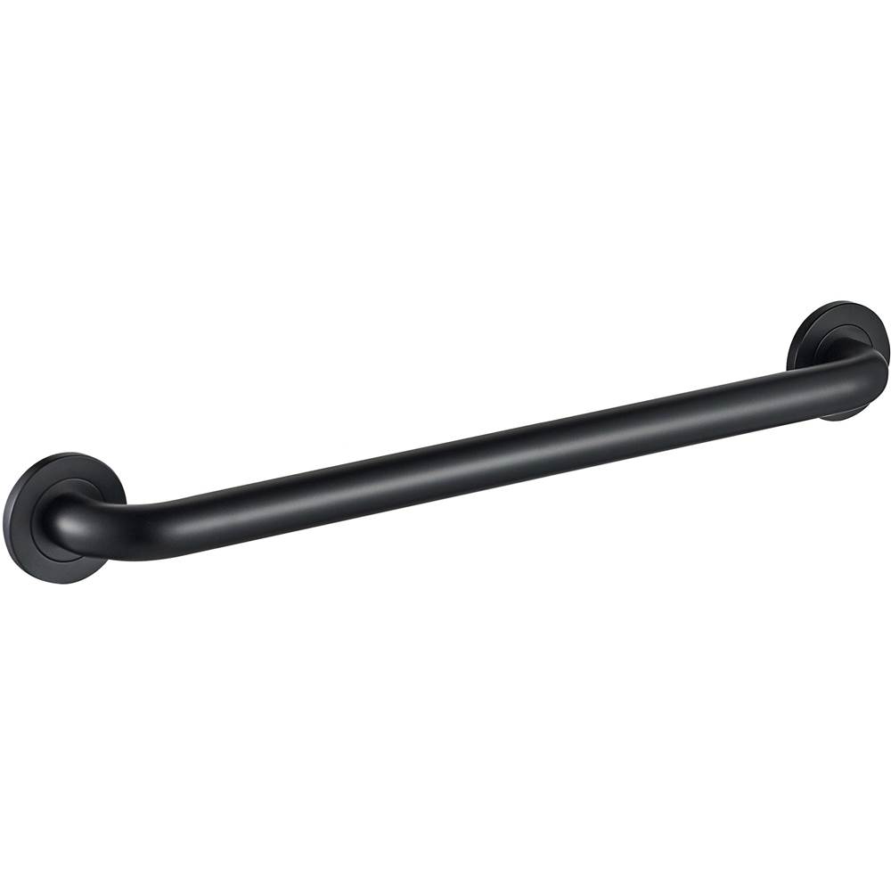 ICO Bath 30'' Round Grab Bar - Matte Black-shop