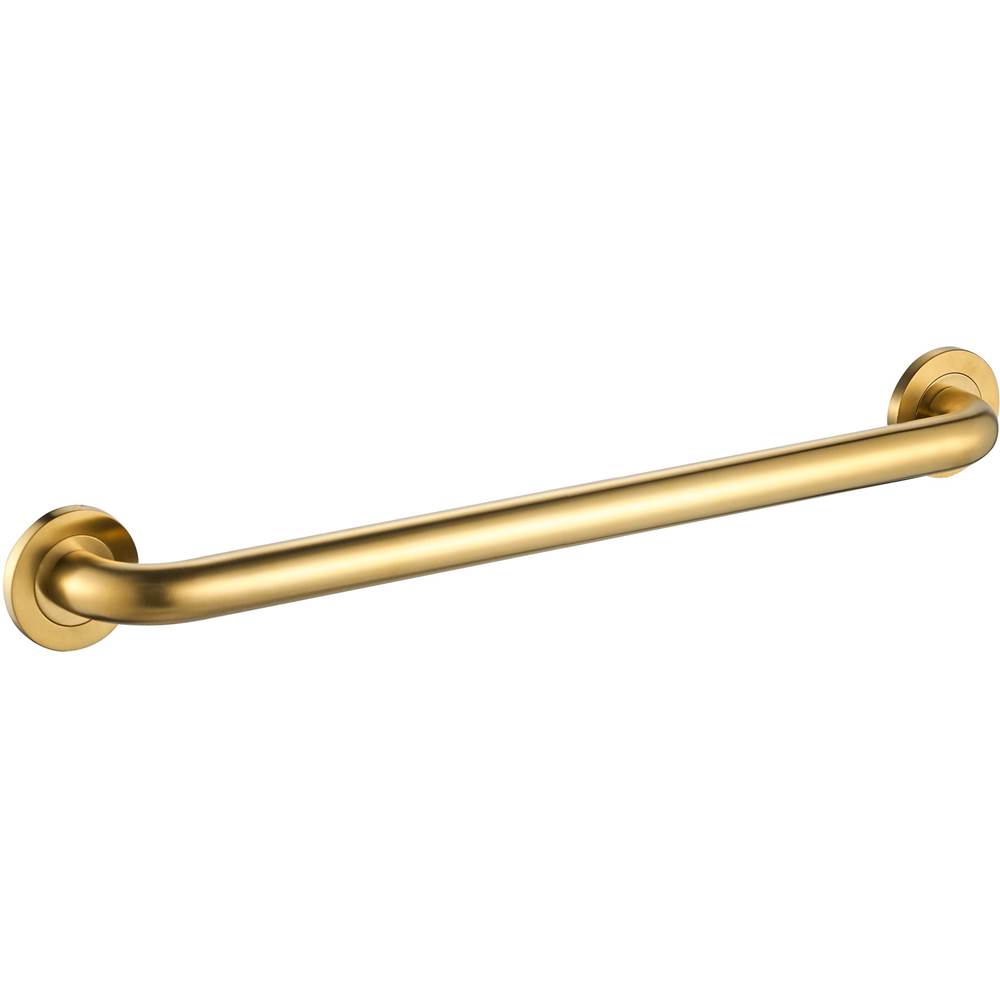 ICO Bath 30'' Round Grab Bar - PVD Brushed Gold-related