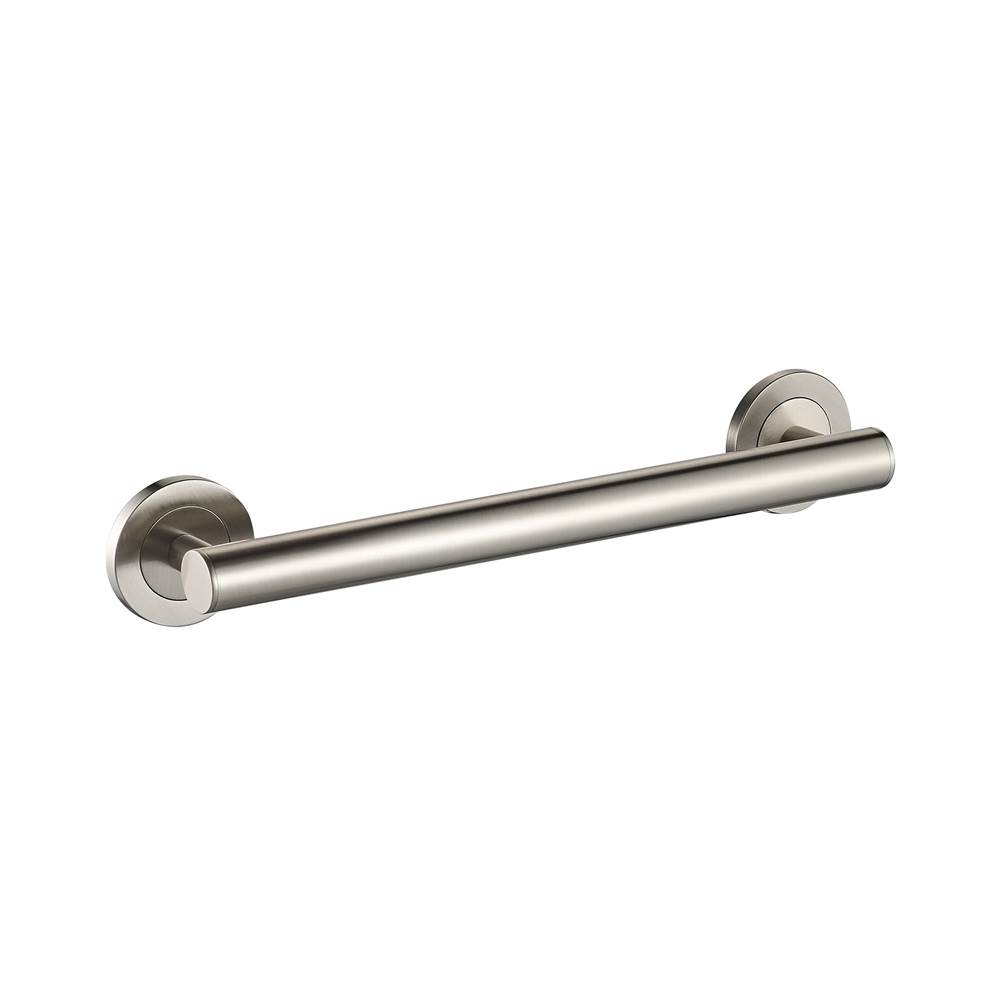 ICO Bath 12'' Lava Grab Bar - Brushed Nickel-related