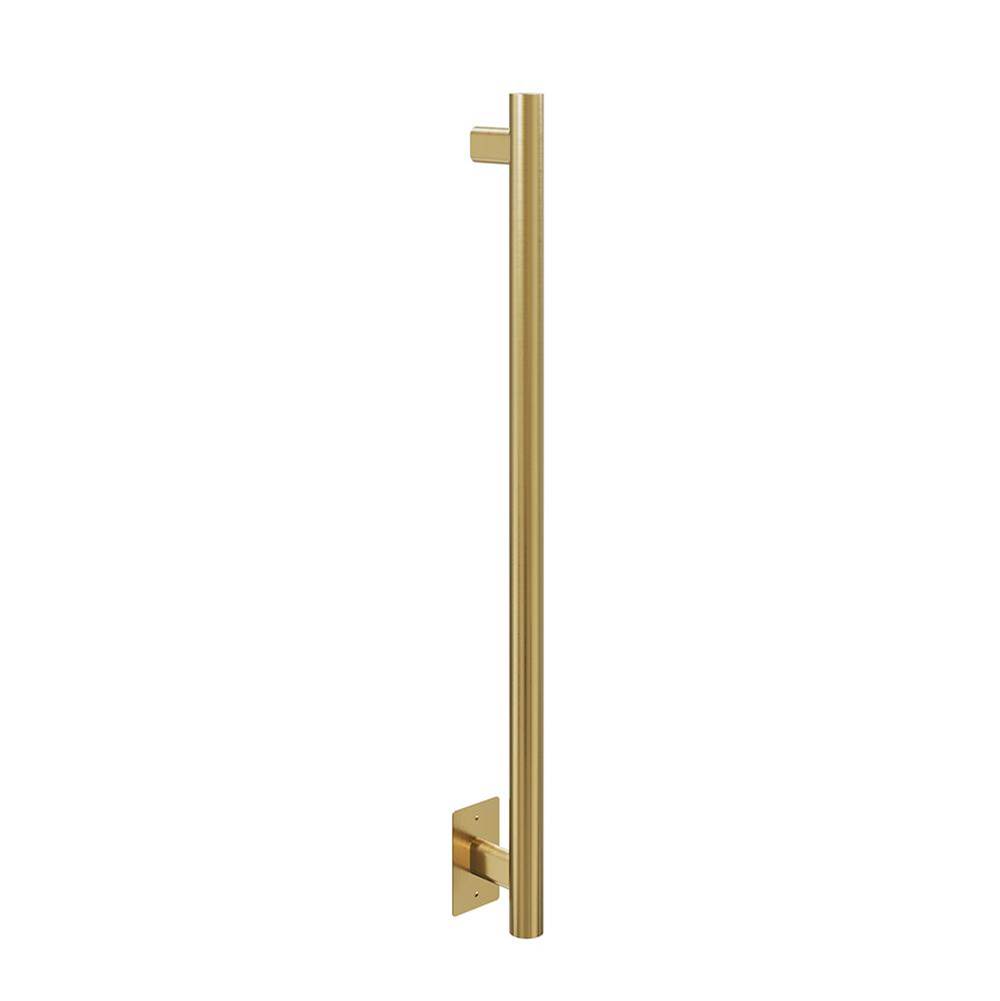 ICO Bath 36'' Como Electric Hardwired Towel Warmer - PVD Brushed Gold-shop