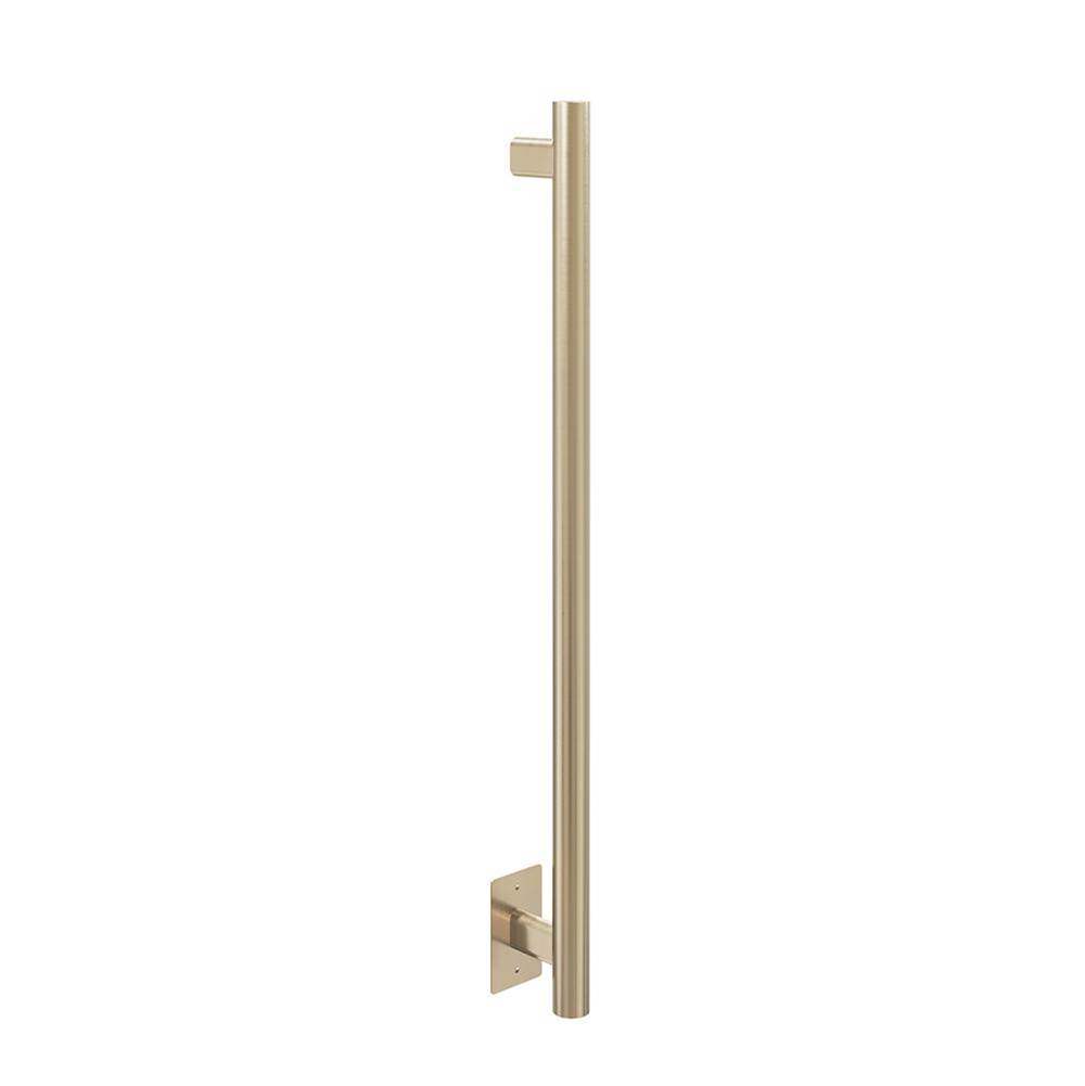 ICO Bath 36'' Como Electric Hardwired Towel Warmer - Satin Brass-shop