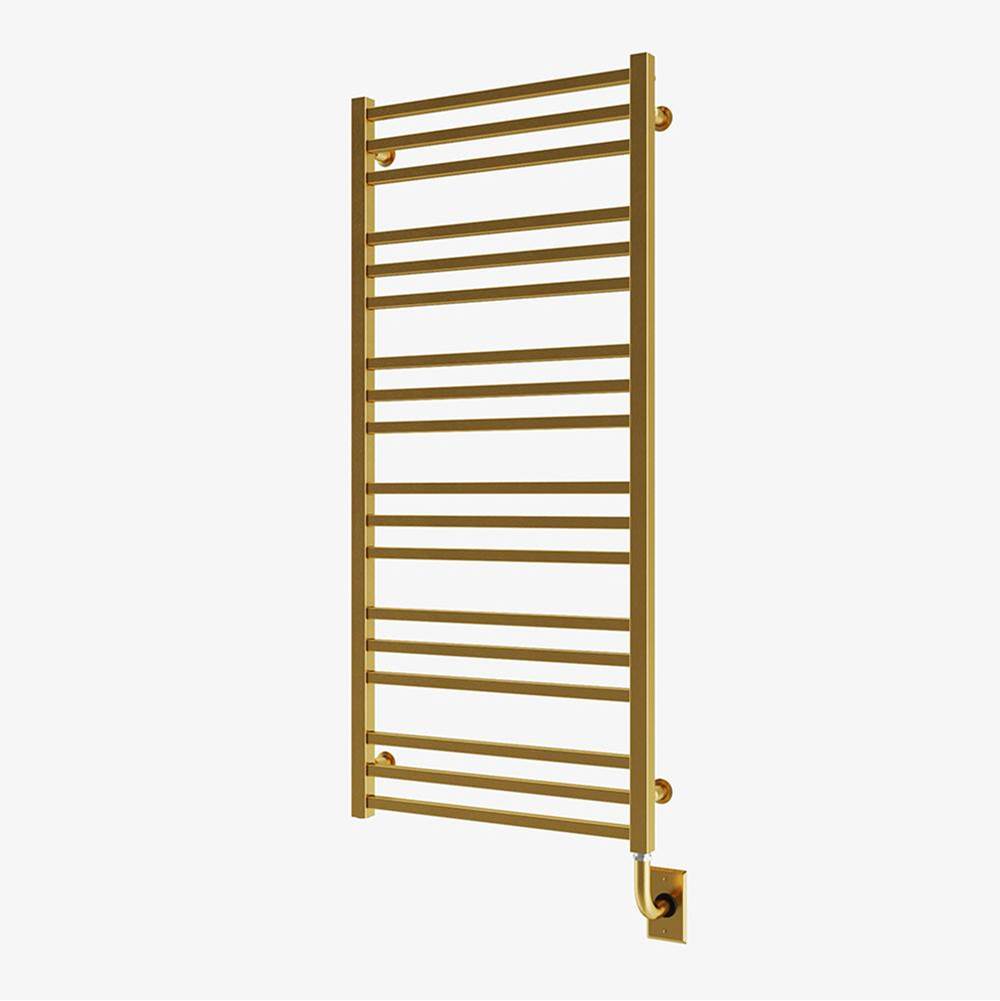 ICO Bath 23.5''x47.5'' Avento Electric Hardwired Towel Warmer - PVD Brushed Gold-related