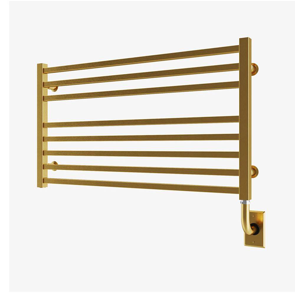 ICO Bath 35.5''x19'' Avento Electric Hardwired Towel Warmer - PVD Brushed Gold-related