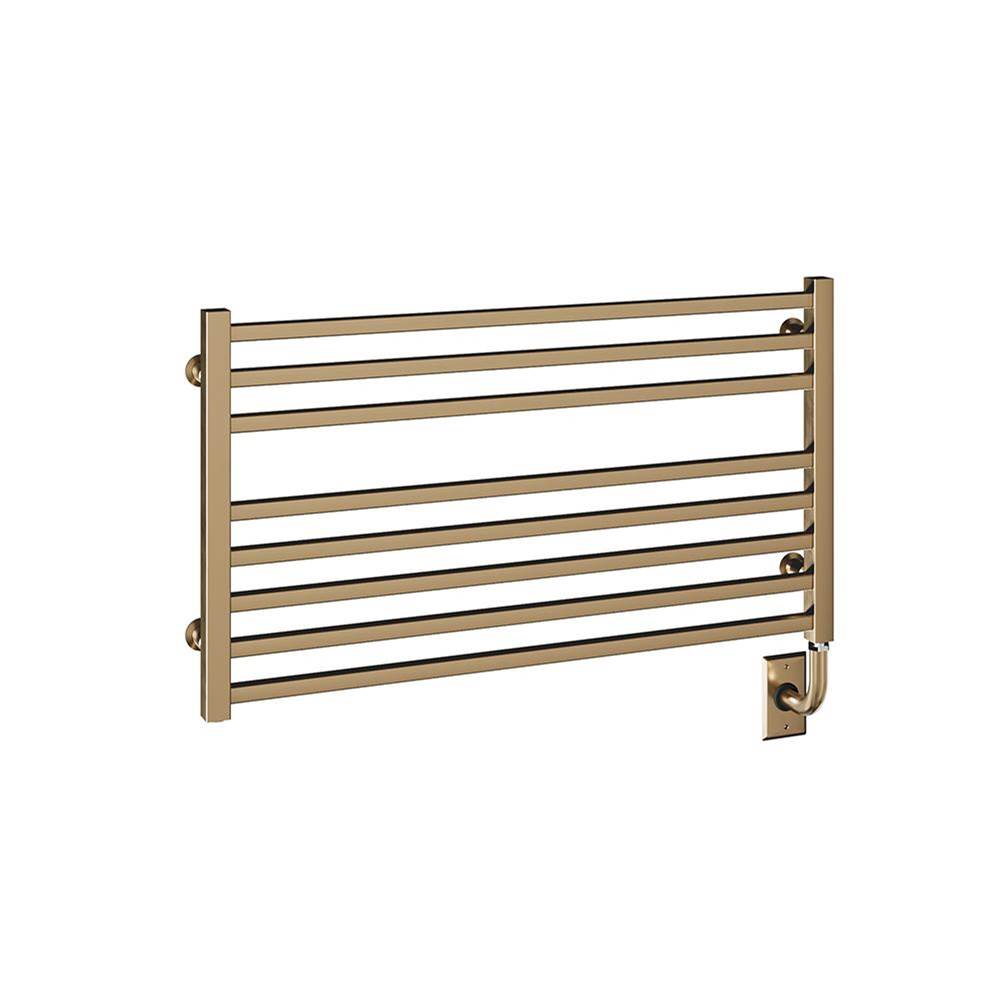 ICO Bath 35.5''x19'' Avento Electric Hardwired Towel Warmer - PVD Brushed Bronze-related